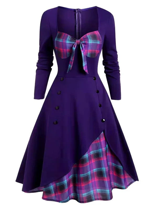 1950s-sweetheart-plaid-patchwork-dress-5