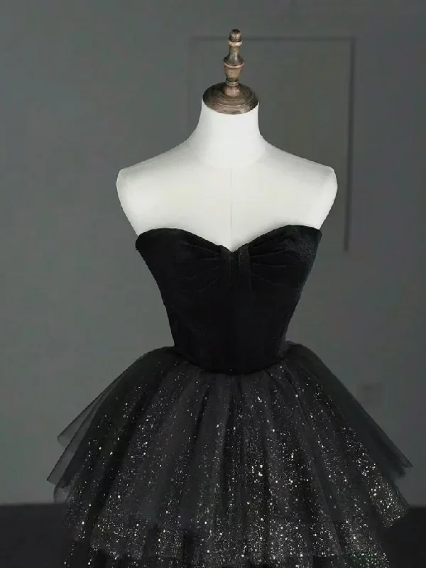 a-line-sweetheart-neck-tulle-velvet-black-long-prom-dress-black-evening-dress