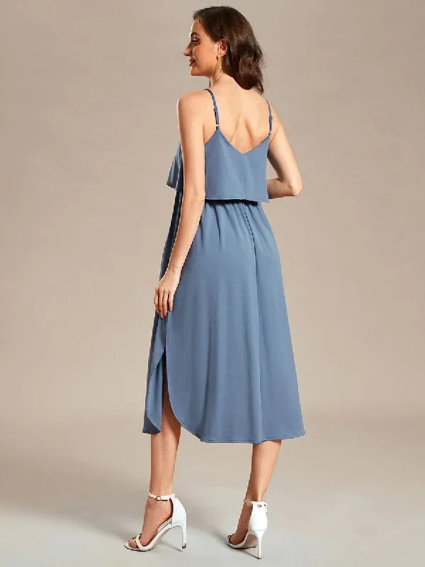 airy-adjustable-spaghetti-straps-knee-length-a-line-maternity-dress-ey01860