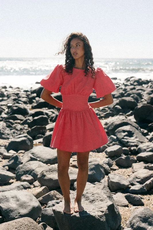 alfie-mini-dress-coral-red