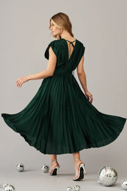 anetta-midi-dress-in-pleated-emerald-satin