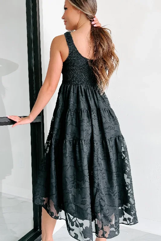 anitta-tiered-smocked-lace-up-midi-dress-black