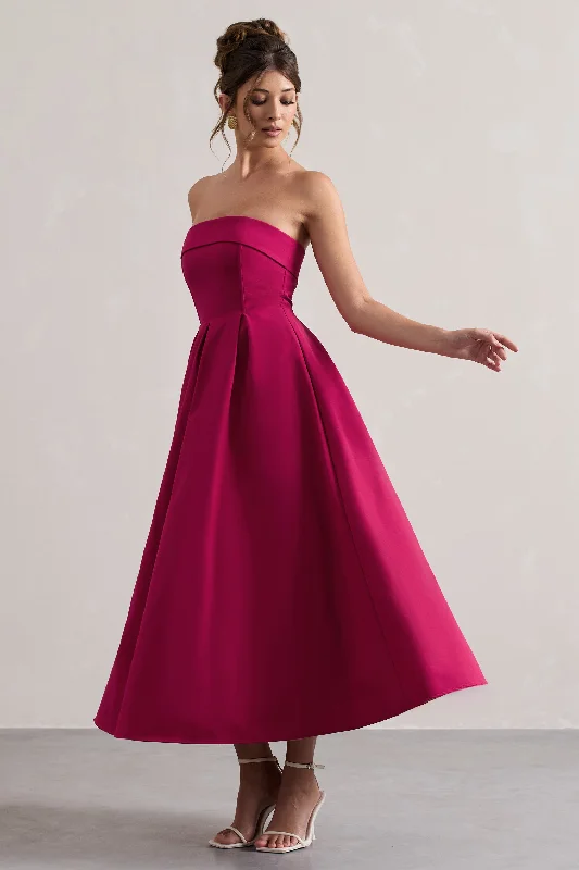 annalise-hot-pink-bandeau-skater-midi-dress-cl133341073