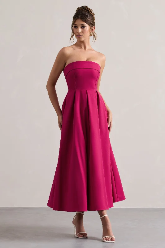 annalise-hot-pink-bandeau-skater-midi-dress-cl133341073