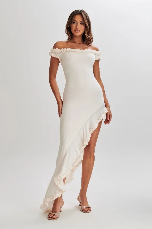 arielle-off-shoulder-ruffle-midi-dress-ivory