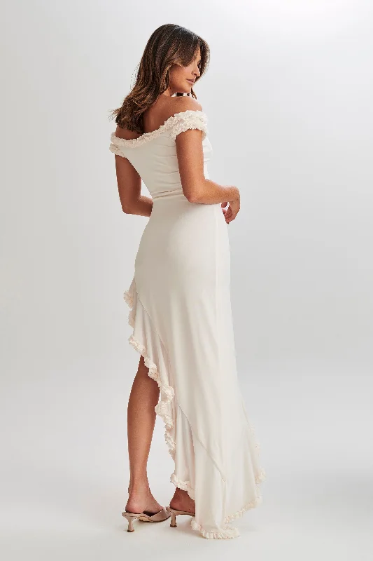 arielle-off-shoulder-ruffle-midi-dress-ivory