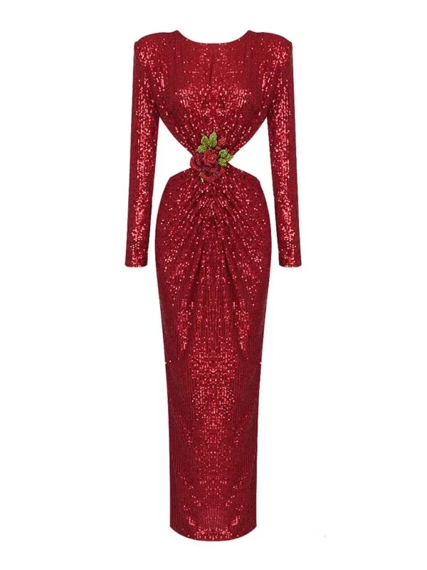 aviva-long-sleeve-cutout-sequin-maxi-dress-in-red