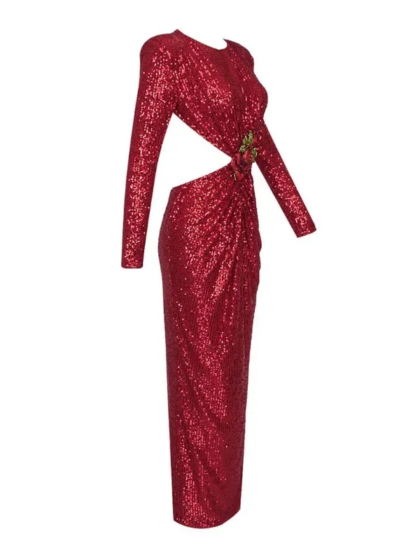 aviva-long-sleeve-cutout-sequin-maxi-dress-in-red