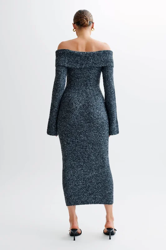 baxter-off-shoulder-fluffy-knit-midi-dress-charcoal