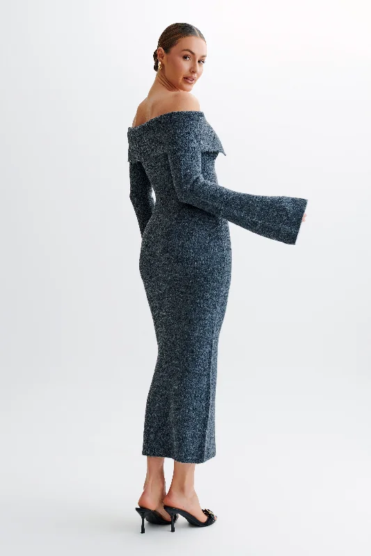 baxter-off-shoulder-fluffy-knit-midi-dress-charcoal