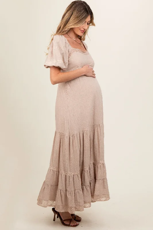 beige-lace-insert-maternity-maxi-dress