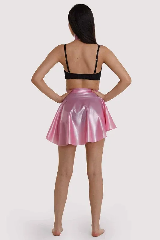 bettie-page-latex-flippy-skirt-pink