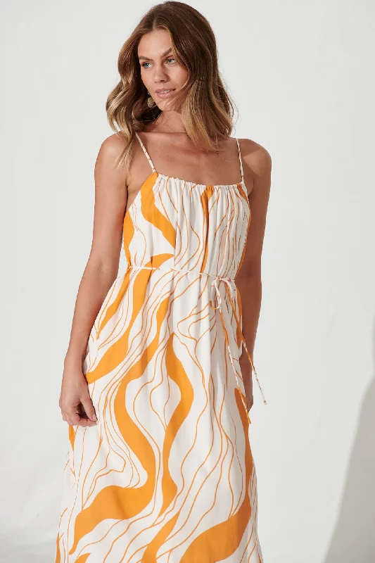 bibi-midi-sundress-in-cream-with-orange-swirl-linen-blend