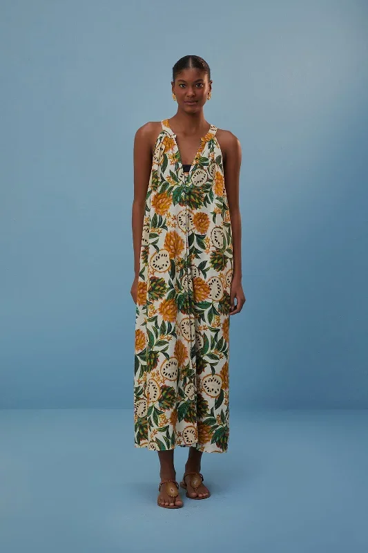 Off-White Biriba Maxi Dress