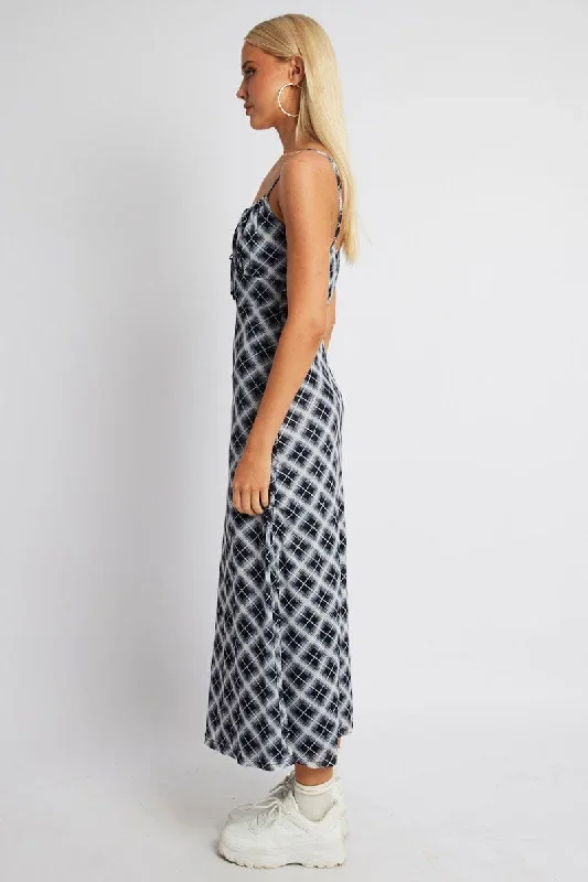 black-check-midi-dress-gathered-bust-strappy-mesh-dd3732-81p-1