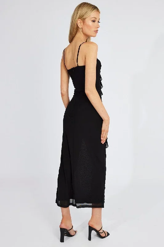 black-maxi-dress-frilled-mesh-ed3712-34pb-1