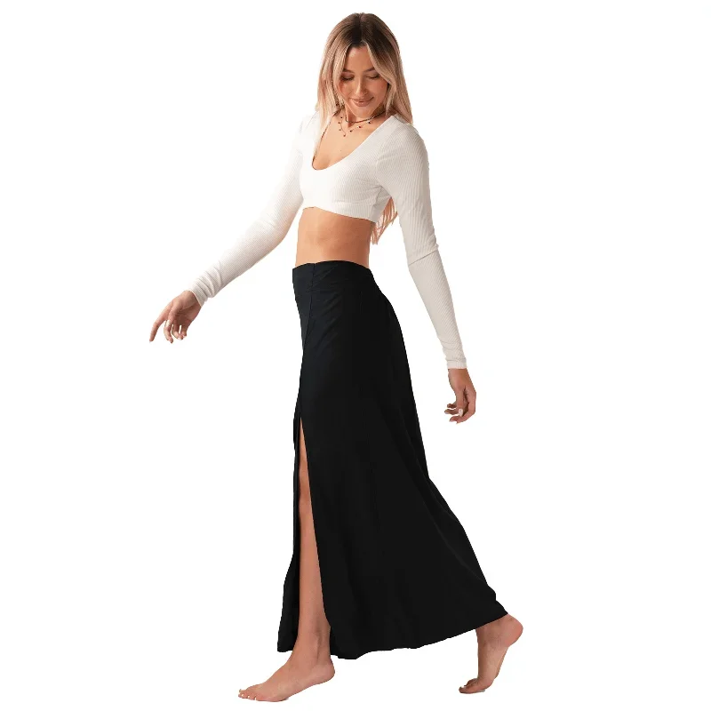 black-maxi-skirt