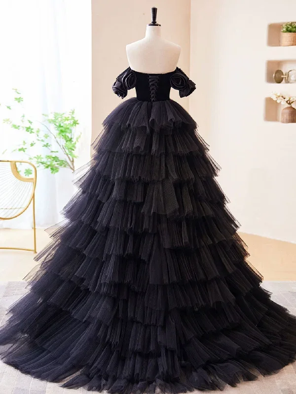 black-off-shoulder-tulle-long-prom-dress-black-formal-evening-dress