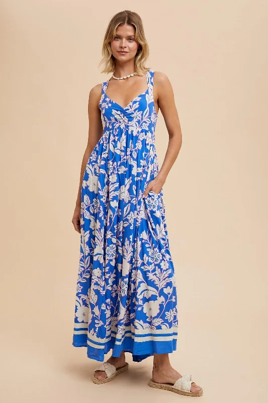 blue-floral-cutout-back-tie-maternity-maxi-dress