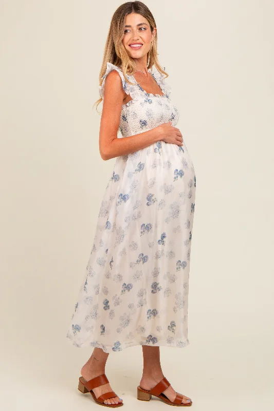 blue-floral-smocked-maternity-midi-dress-7