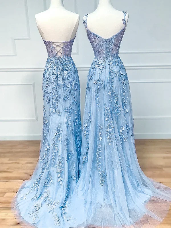 blue-sweetheart-neck-lace-long-prom-dresses-blue-lace-graduation-dress