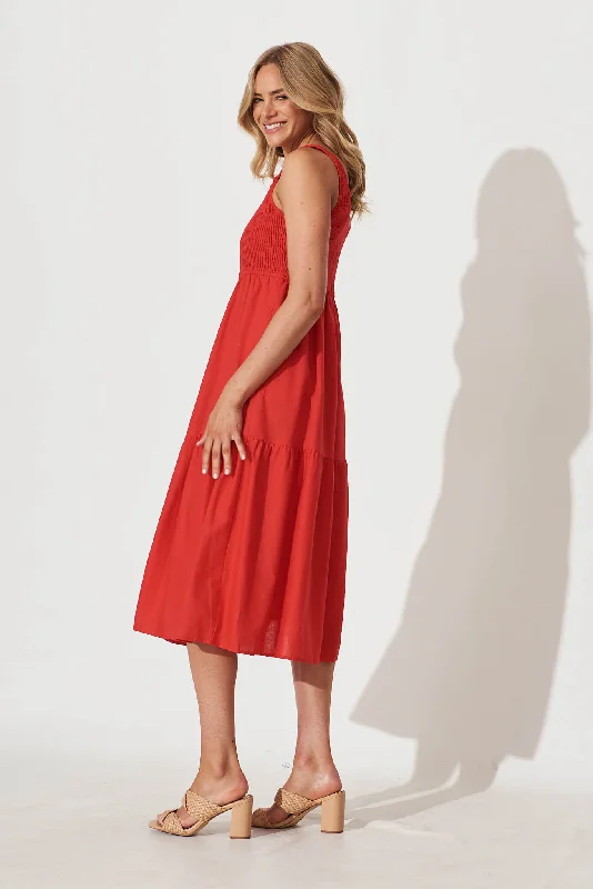 caribbean-midi-dress-in-red-cotton-linen