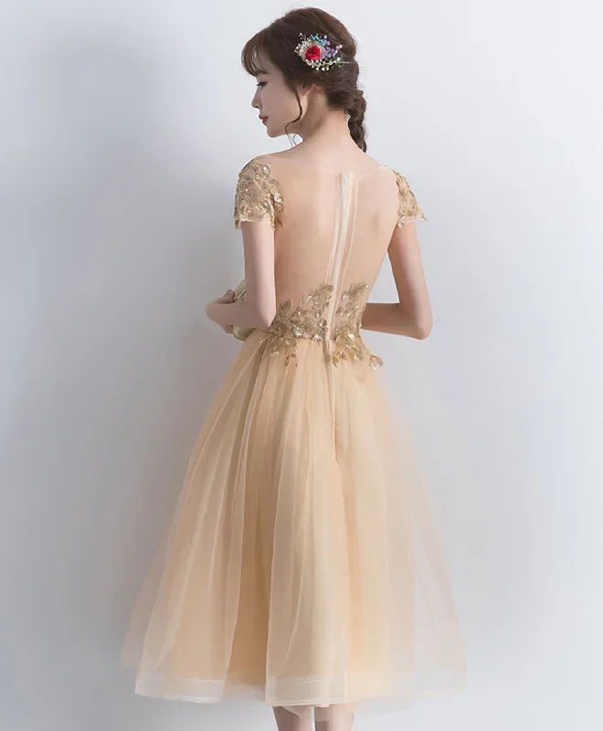 champagne-round-neck-tulle-lace-short-prom-dress-tulle-homecoming-dress