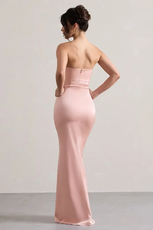 colada-pink-satin-pleated-bandeau-maxi-dress-cl134015117