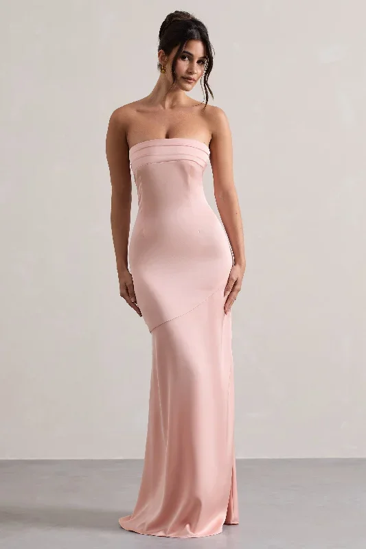 colada-pink-satin-pleated-bandeau-maxi-dress-cl134015117