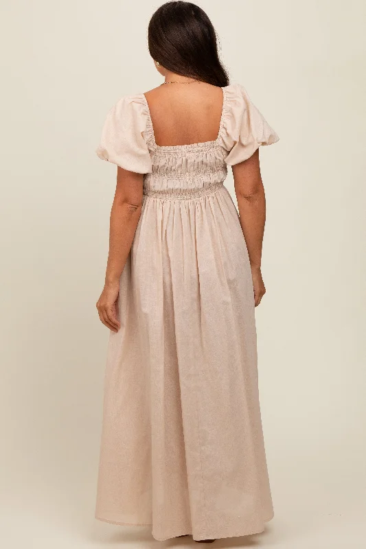 cream-puff-sleeve-smocked-maternity-maxi-dress