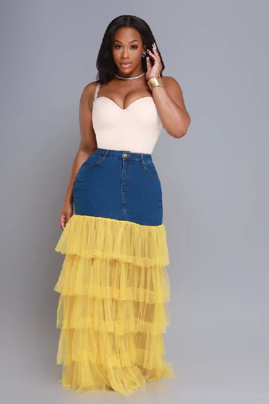 deny-me-this-ruffled-denim-maxi-skirt-dark-wash-yellow