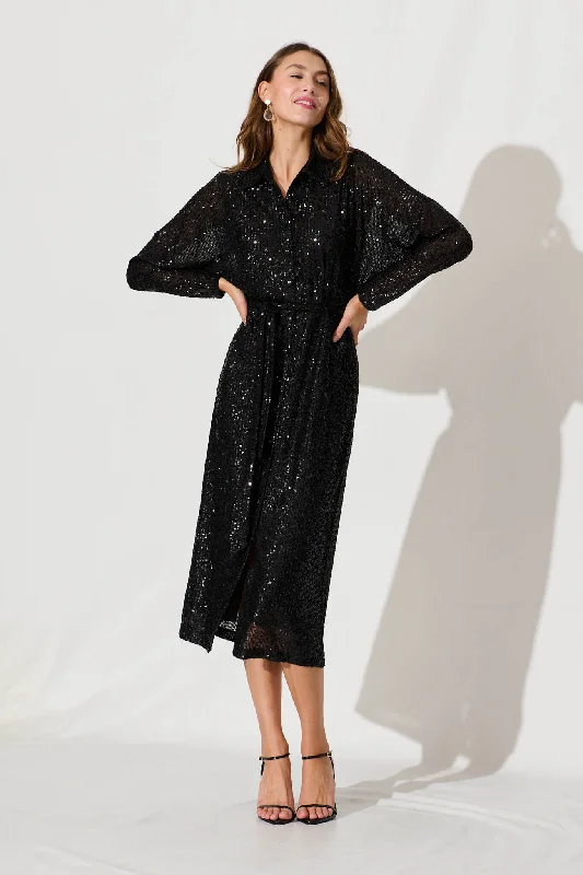 diva-midi-shirt-dress-in-black-sequin