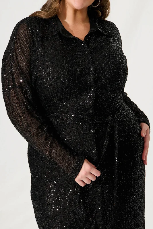 diva-midi-shirt-dress-in-black-sequin