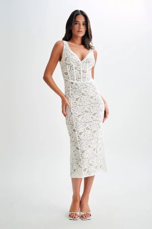 doria-lace-plisse-midi-dress-ivory