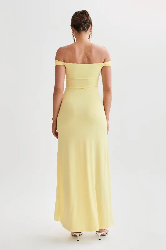 eisley-slinky-off-shoulder-maxi-dress-yellow