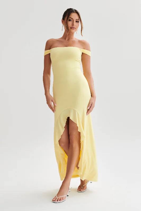 eisley-slinky-off-shoulder-maxi-dress-yellow