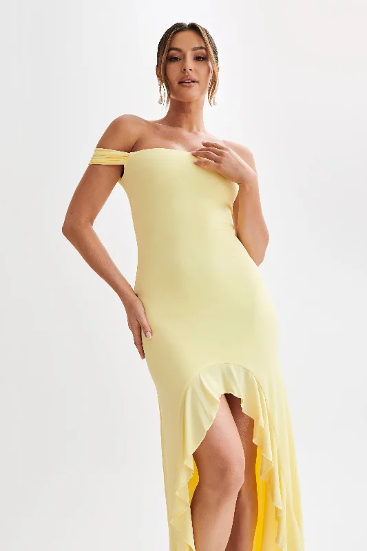 eisley-slinky-off-shoulder-maxi-dress-yellow