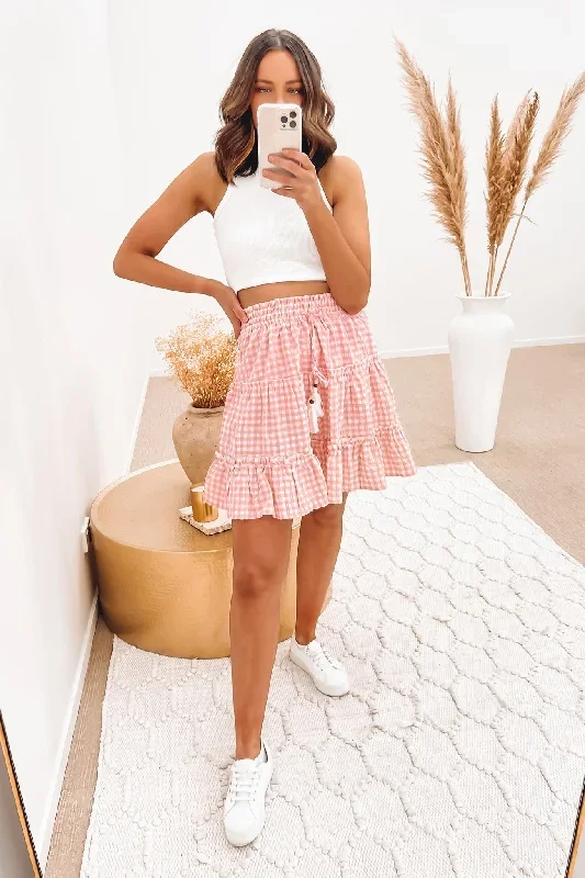 elliott-mini-skirt-pink-gingham