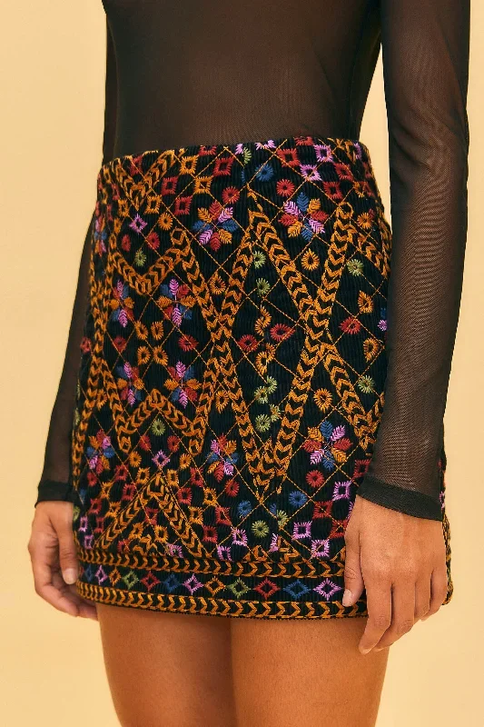 embroidered-corduroy-mini-skirt