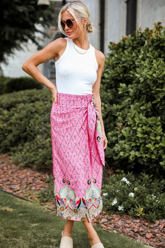 exceptional-attitude-pink-satin-wrap-midi-skirt