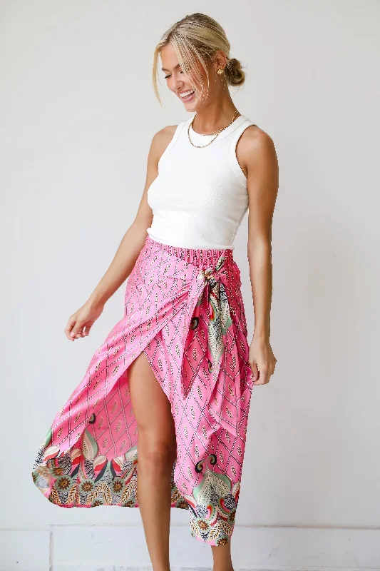 exceptional-attitude-pink-satin-wrap-midi-skirt