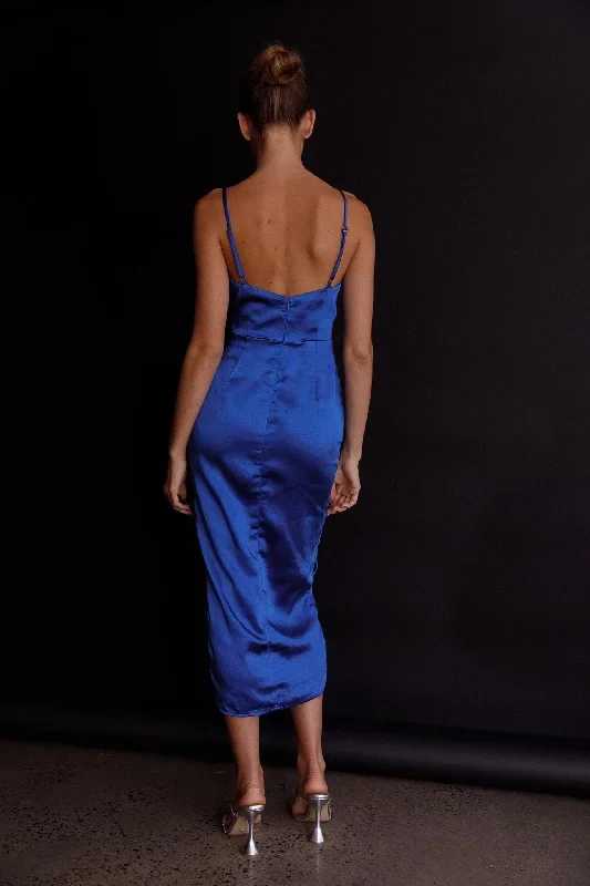 fantasy-structured-bodice-ruched-midi-dress-cobalt-blue