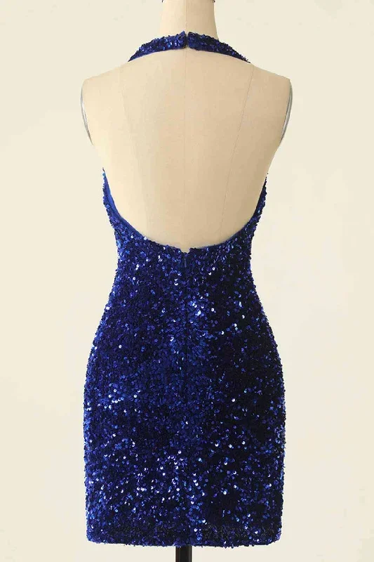 fitted-backless-halter-royal-blue-sequined-homecoming-dress