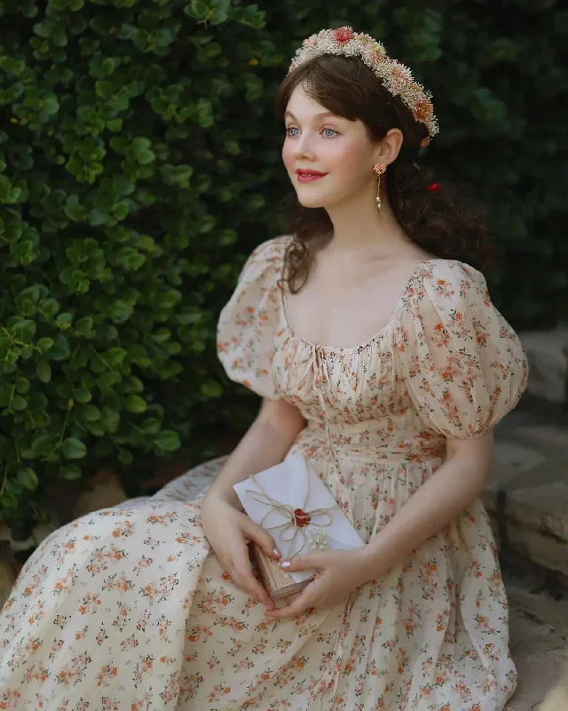 floral-linen-dress-linen-dress-in-orange-blossom-princess-linen-dress-summer-dress-girl-dress-plus-women-dress-midi-dress-linennaive