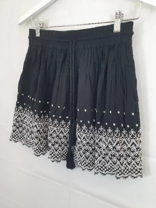 forever-new-boho-monochrome-mini-skirt-size-8-b20-164-ba