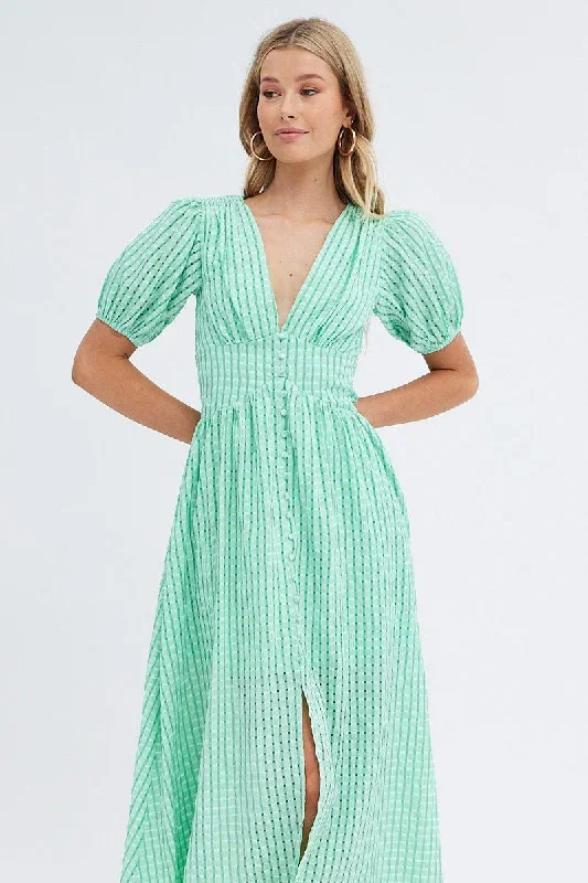 green-check-check-puff-sleeve-midi-dress-dd1485c-36pb-1