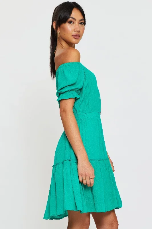 green-mini-dress-off-shoulder-linen-dd10906-31f4