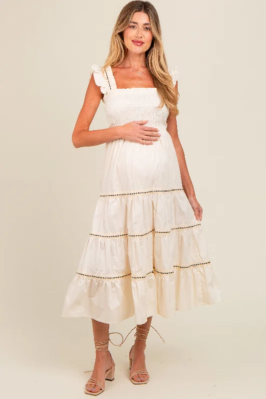 ivory-smocked-tiered-maternity-maxi-dress