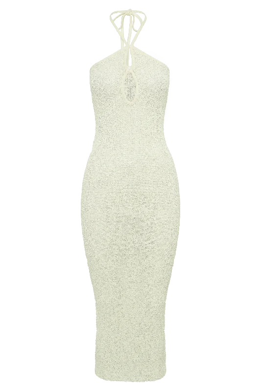 kahali-boucle-halter-midi-dress-cream