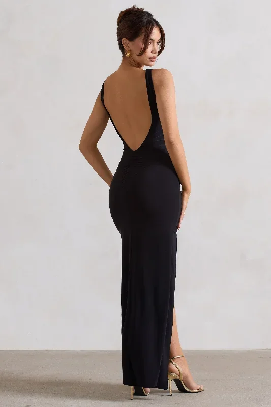 kate-black-square-neck-maxi-dress-with-plunge-back-and-side-thigh-split-cl127639002